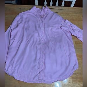 button down 1 pocket long sleeve